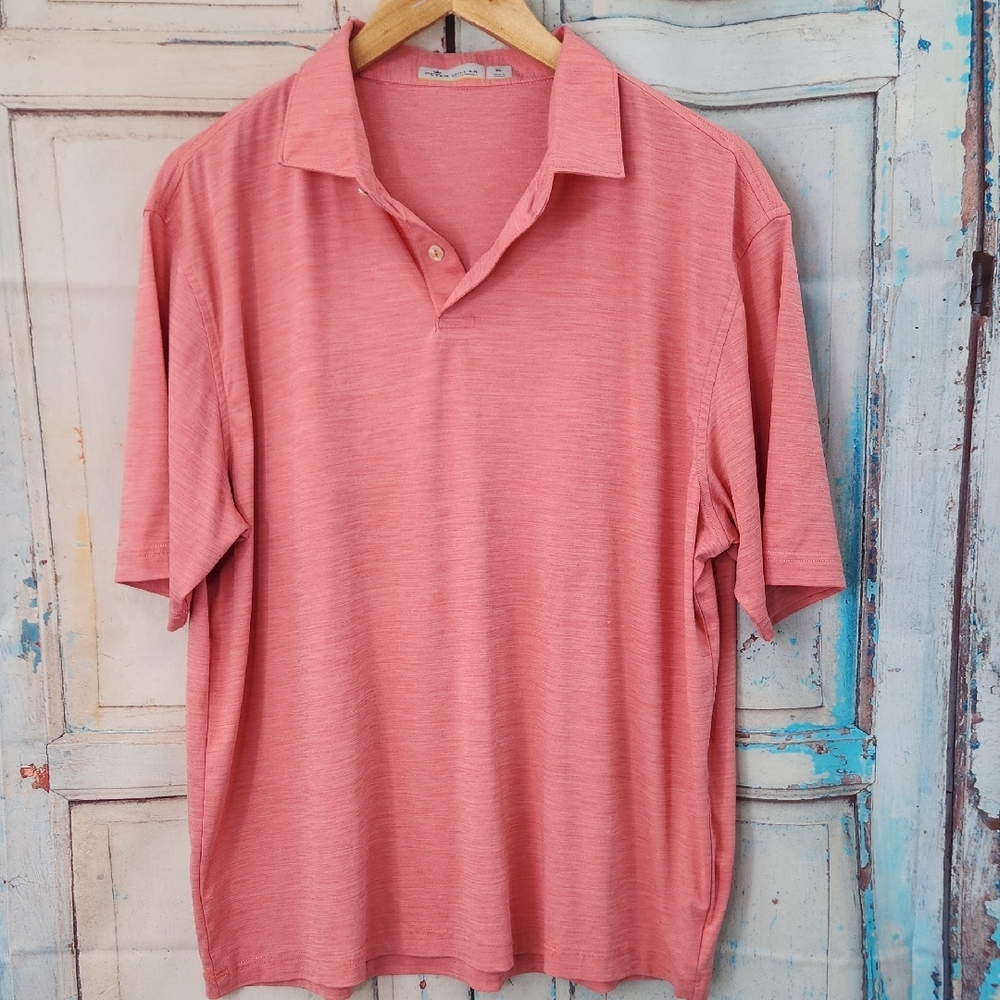 Peter Millar Featherweight Coral‎ Peach Polo